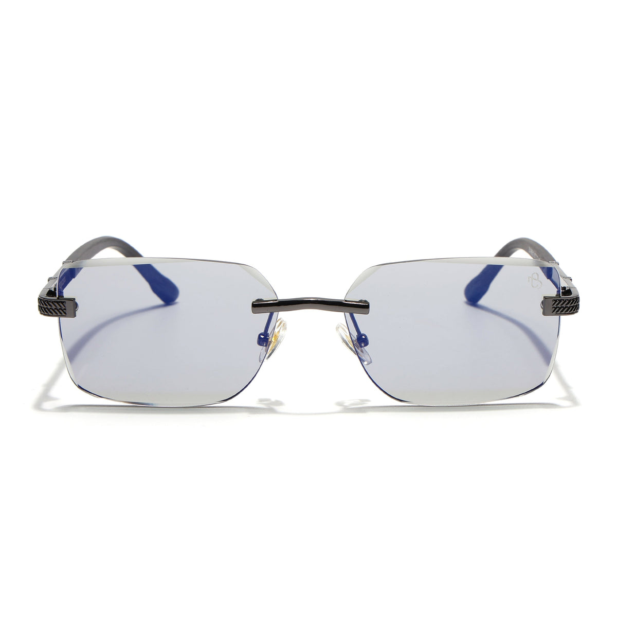Essence Noble Grey Rimless Sunglasses for Men and Women - view 5