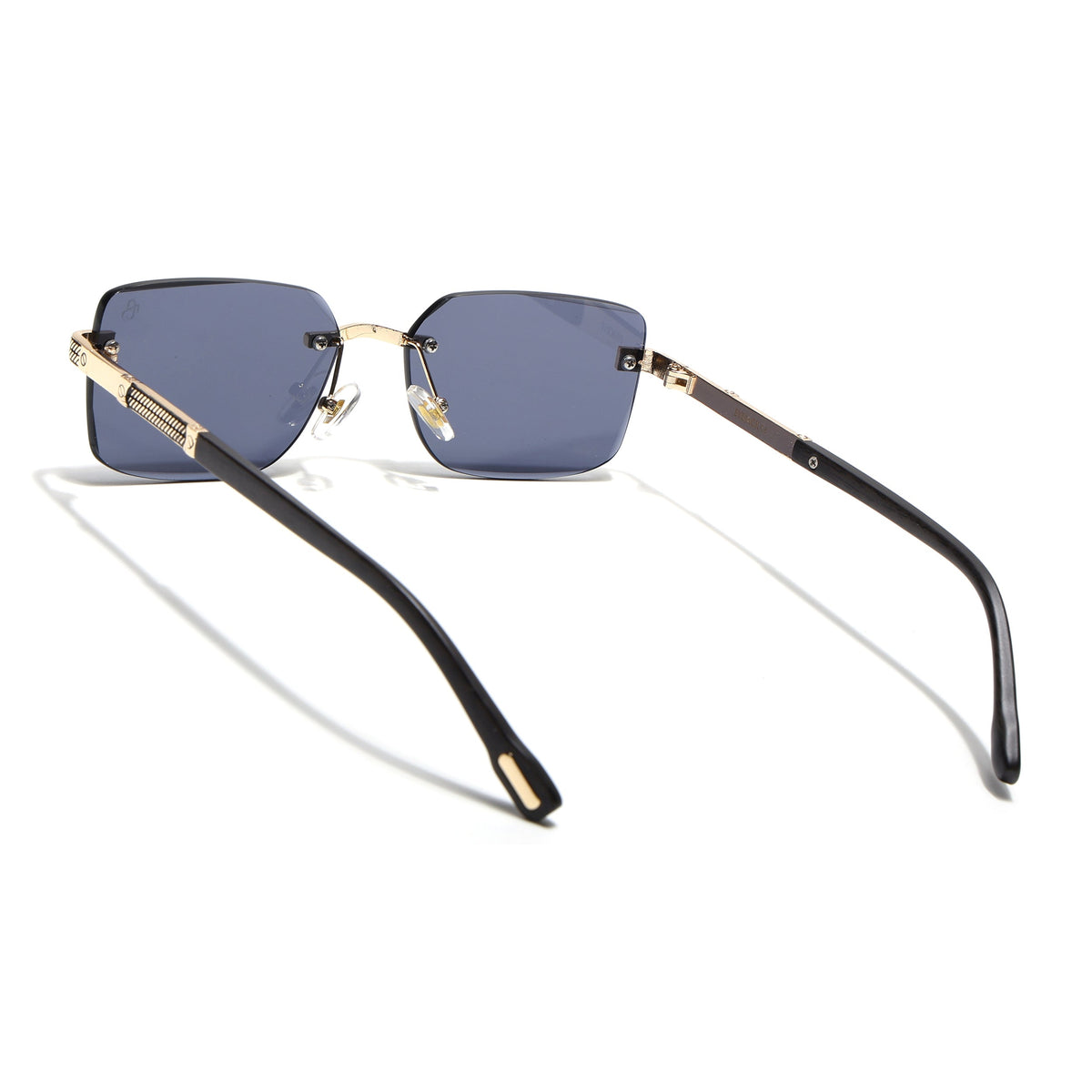 Essence Noble Golden Rimless Sunglasses for Men and Women - Style 2555 - view 6