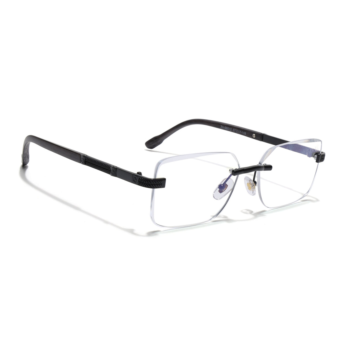 Essence Noble Black Rimless Eyeglasses for Men and Women - view 1