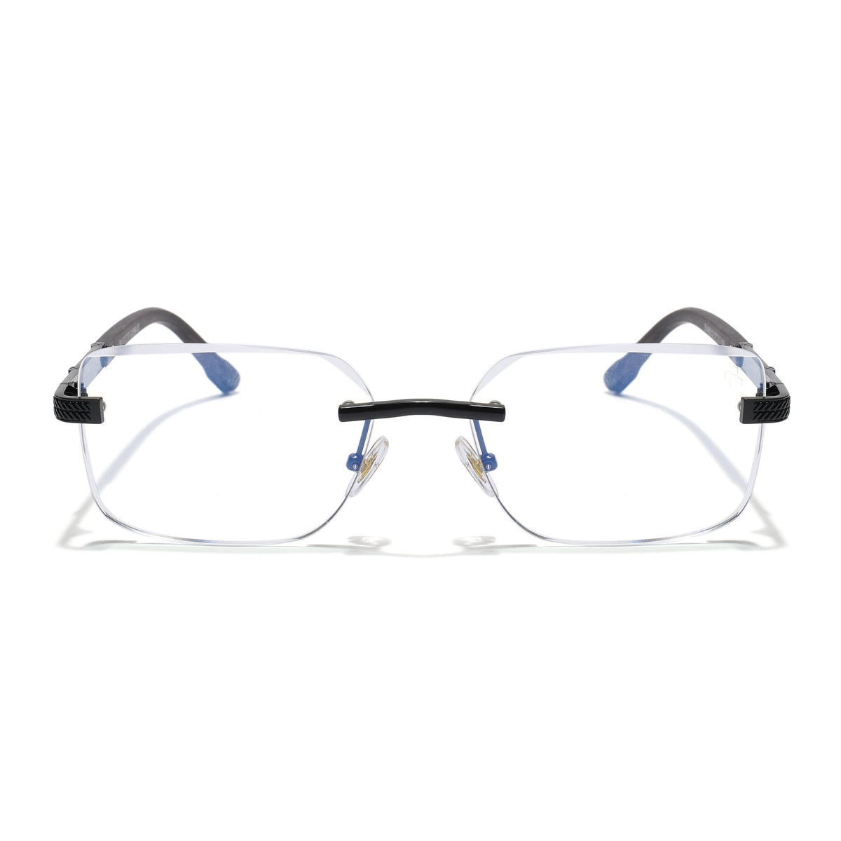 Essence Noble Black Rimless Eyeglasses for Men and Women - view 2