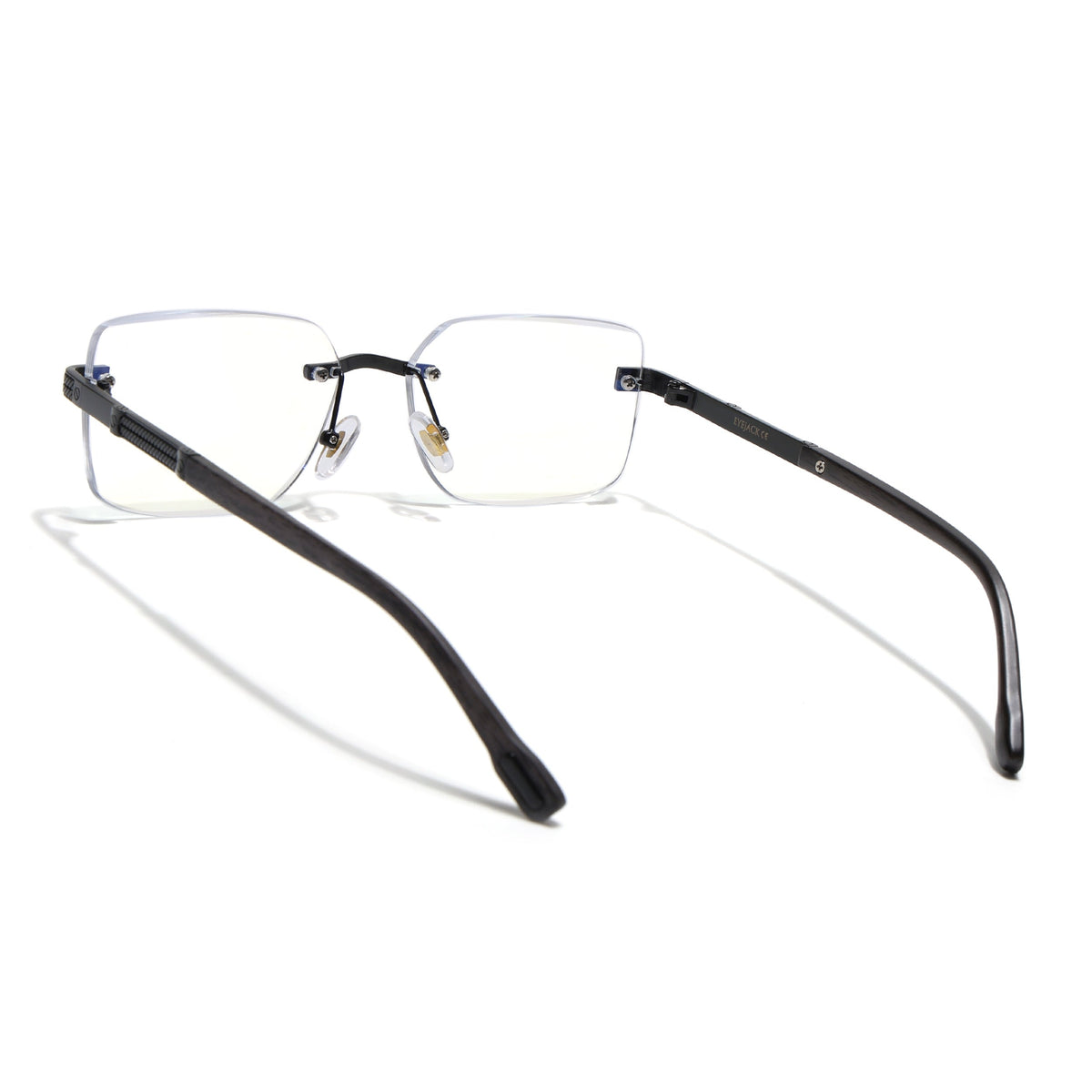 Essence Noble Black Rimless Eyeglasses for Men and Women - view 4