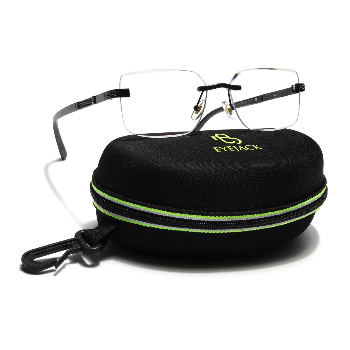 Essence Noble Black Rimless Eyeglasses for Men and Women - view 6