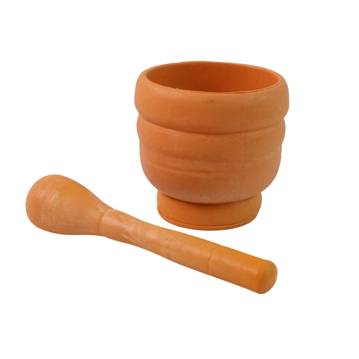 Unbreakable Plastic Mortar &amp; Pestle Set – BPA-Free Kitchen Crusher/Okhli for Spices, Herbs, Garlic & Chutneys- (Set)