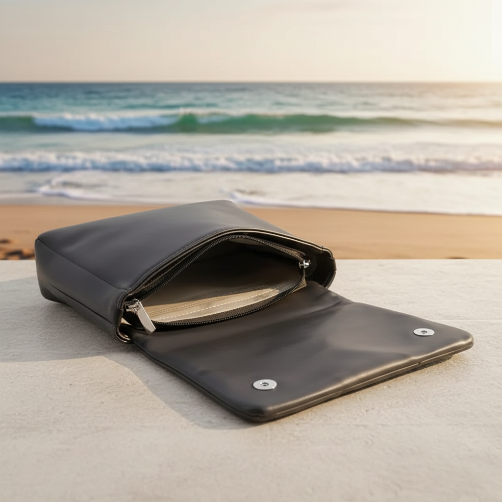 Elegant Quilted Sling Bag with Mini Pouch – Chic & Versatile (Black) RAYORA ENTERPRISE