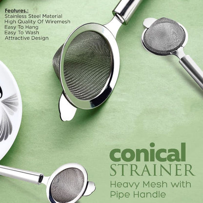 Apex Conical Strainer – Durable Stainless Steel Kitchen Strainer (1pc)