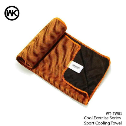 Wt-Tw01 Gym Towel(Orange, 30x90 cms) - HalfPe