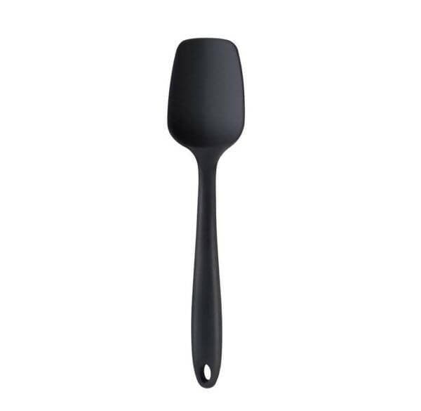 P-Plus International Food Grade Silicone Rubber Spatula Set (BLACK) - HalfPe