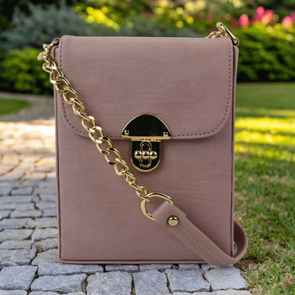 Chic on the Go: The Leather Sling Style (MultiColors)