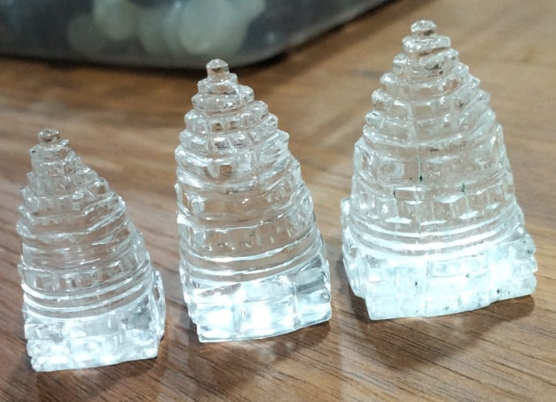 Sri Yantram Meru – 3D Shree Chakra Pyramid for Wealth, Prosperity & Positive Energy