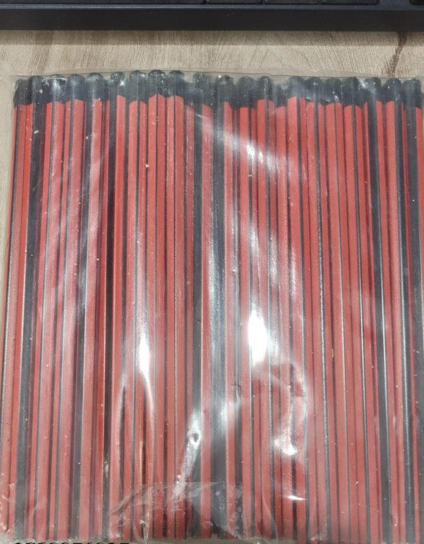 S4U Super Dark Graphite Pencil Jar – 100 Pencils (Red & Black) – image 3