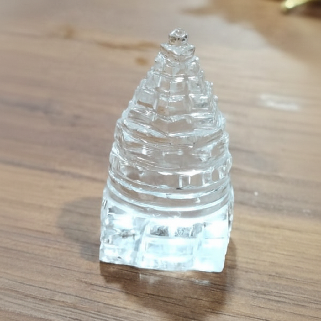 Sri Yantram Meru – 3D Shree Chakra Pyramid for Wealth, Prosperity & Positive Energy