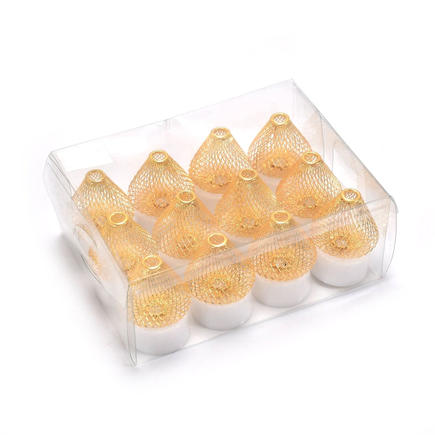 LED Flameless Tea Light Candles Set - 12pcs
