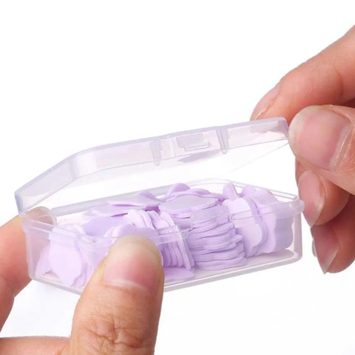 Mini Portable Travel Soap Paper Sheets Flower Shape (100 Pcs Set Approx  Mix Color) HP DD