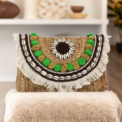 Natural Jute Sling Bag