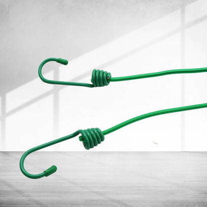 Elastic Cloth Drying Rope With 12 Metal Clip Portable Clothes Line For Home Travel