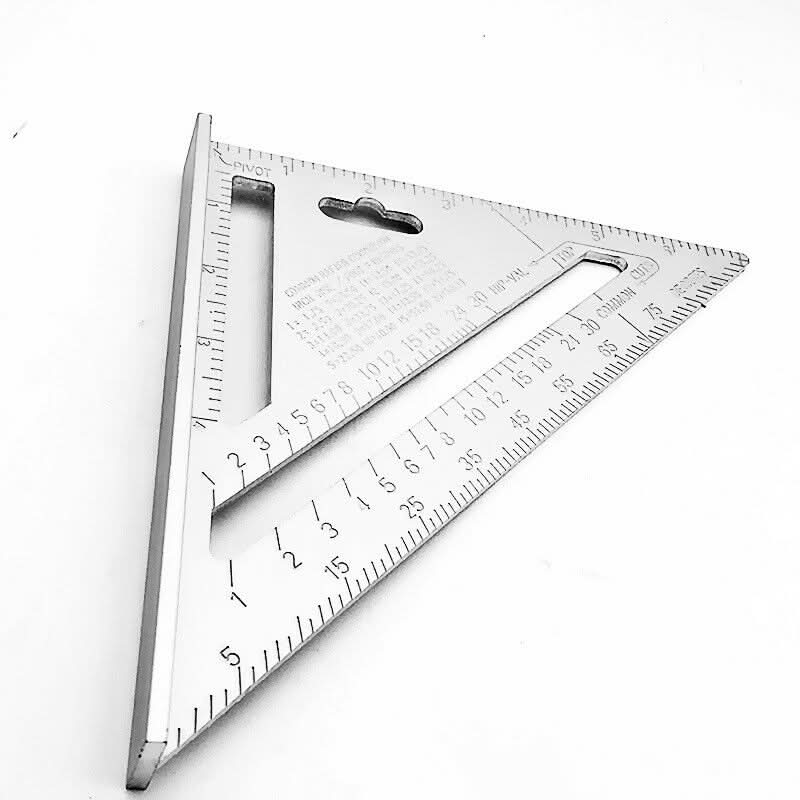 Light Weight Double Side Scale Triangle Measurement Hand Tool HP DD