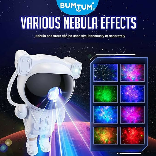 Astronaut Galaxy Projector with Remote Control - 360° Adjustable