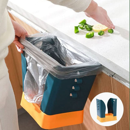 Expandable Plastic Waste Bin Large Capacity Trash Can (1 Pc)