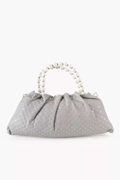 Pearl Handle Mini Tote Bag for Women SUPER