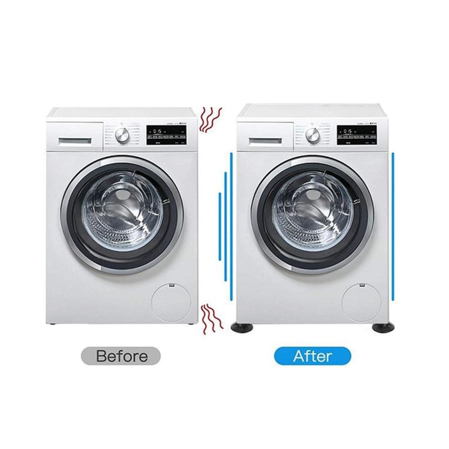 4 Pc Furniture Vibration Pad Used To Hold And Supporting Tables And Stools In All Kinds Of Places Like Household And Official Etc.