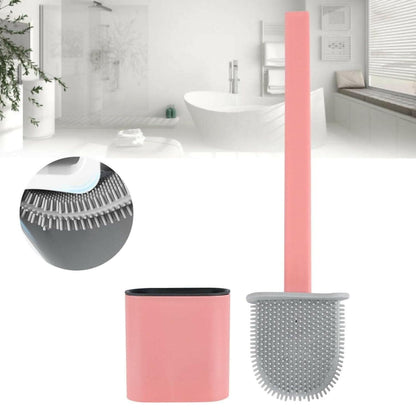 Convenient Lightweight Soft Durable Long Handle Toilet Brush - HalfPe