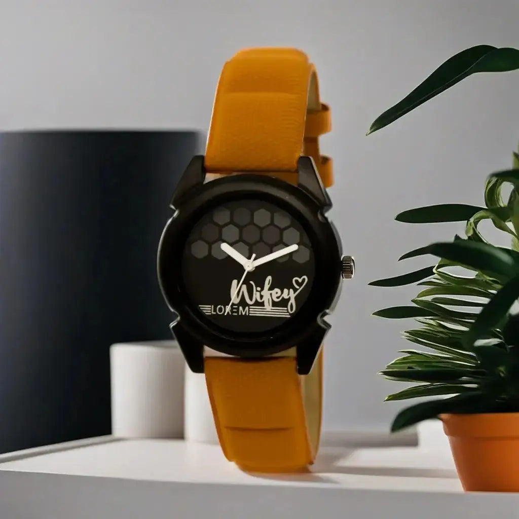 LOREM Brown Wifey Analog Watch For Women LR235 LOREM