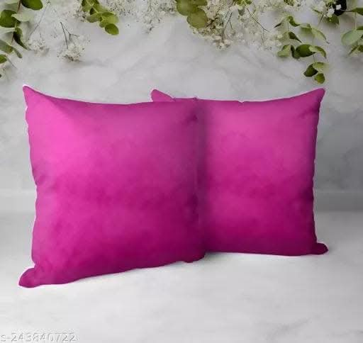 Lushomes Pink cushion cover 16x16, cushion cover, sofa pillow cover (Set of 10, 16x16 Inches) - HalfPe