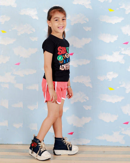 Adventurer Girls Top And Shorts Set - KCW-AN-ADSHR-1-2