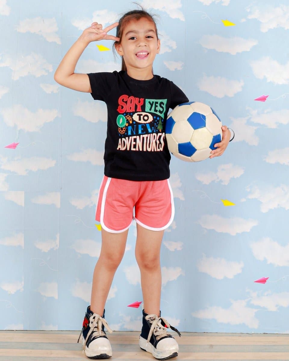 Adventurer Girls Top And Shorts Set - KCW-AN-ADSHR-1-2