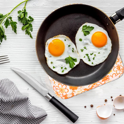 Kitchen Heat Resistant Quilted Pot Holder & Oven Mitt Pad (1 Pc  16x16 Cm)