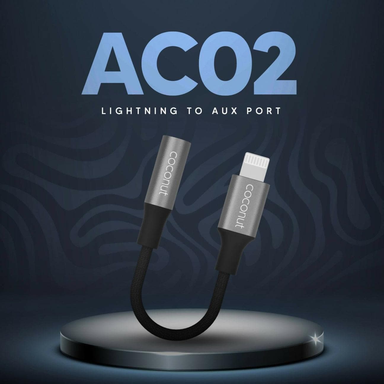 AC02 Lightning to 3.5mm AUX Adapter Connector, High Quality Audio Lightning to Jack (Pack Of 2) - HalfPe