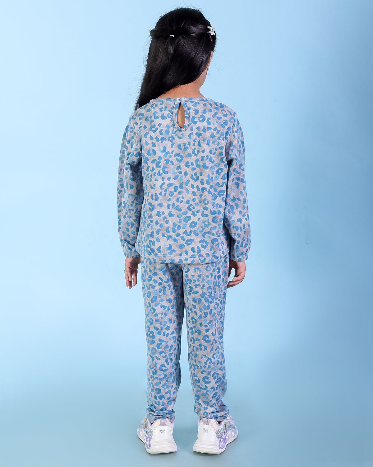 Animal Print Girls Co ord Set