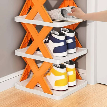 5 Tier Shoes Stand Shoe Tower Rack Suit For Small Spaces