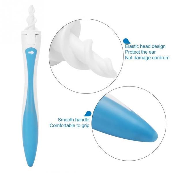 Smart Swab Silicone Easy Earwax Removal With 16 Replacement Disposable Soft Tipsear Wax
