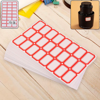 Multipurpose Writable Blank Label Sticker Sheets (50 Sheet)