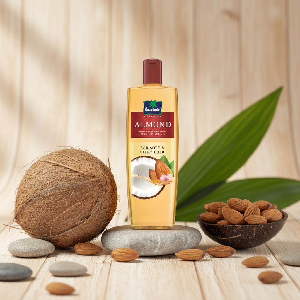 Parachute Advansed Almond-enriched Coconut Hair Oil (300 ml) HalfPe - FW -TPT