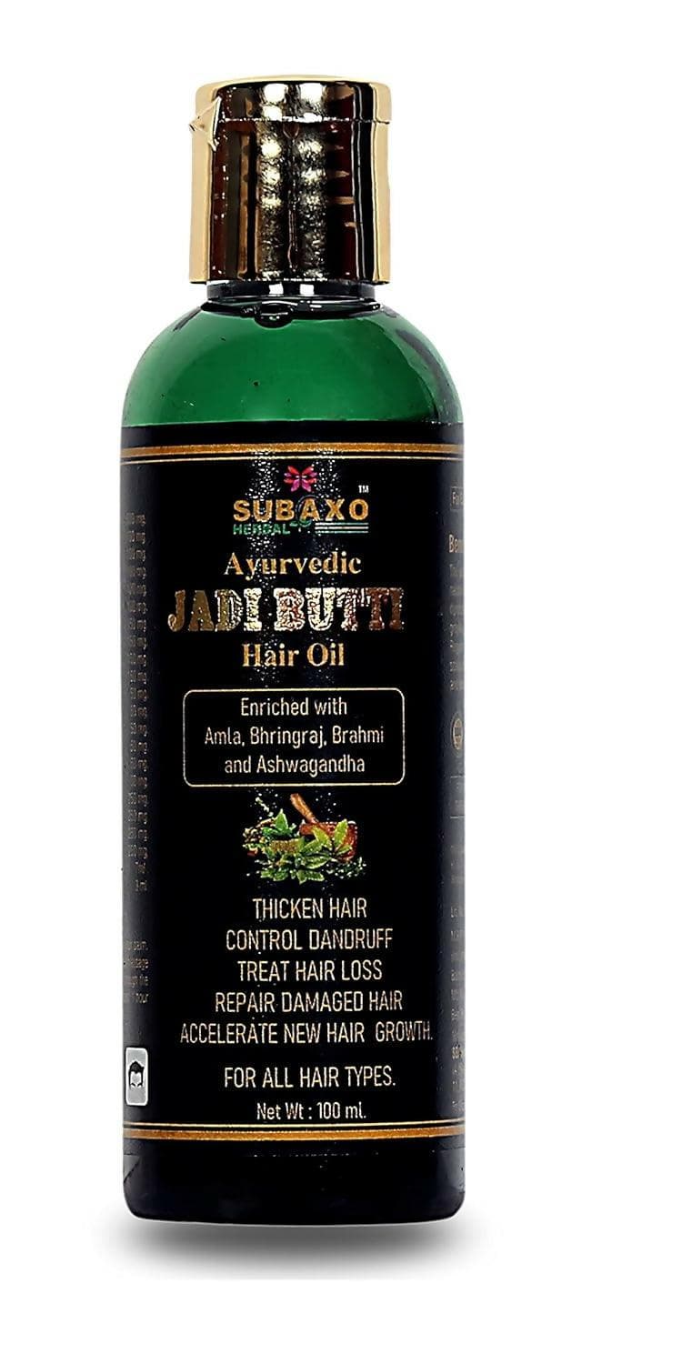 SUBAXO Herbal Hair Oil | Repair Damage Hair & Promotes Hair Growth, Ayurvedic Jadi Buti Hair Oil (100ml) - HalfPe