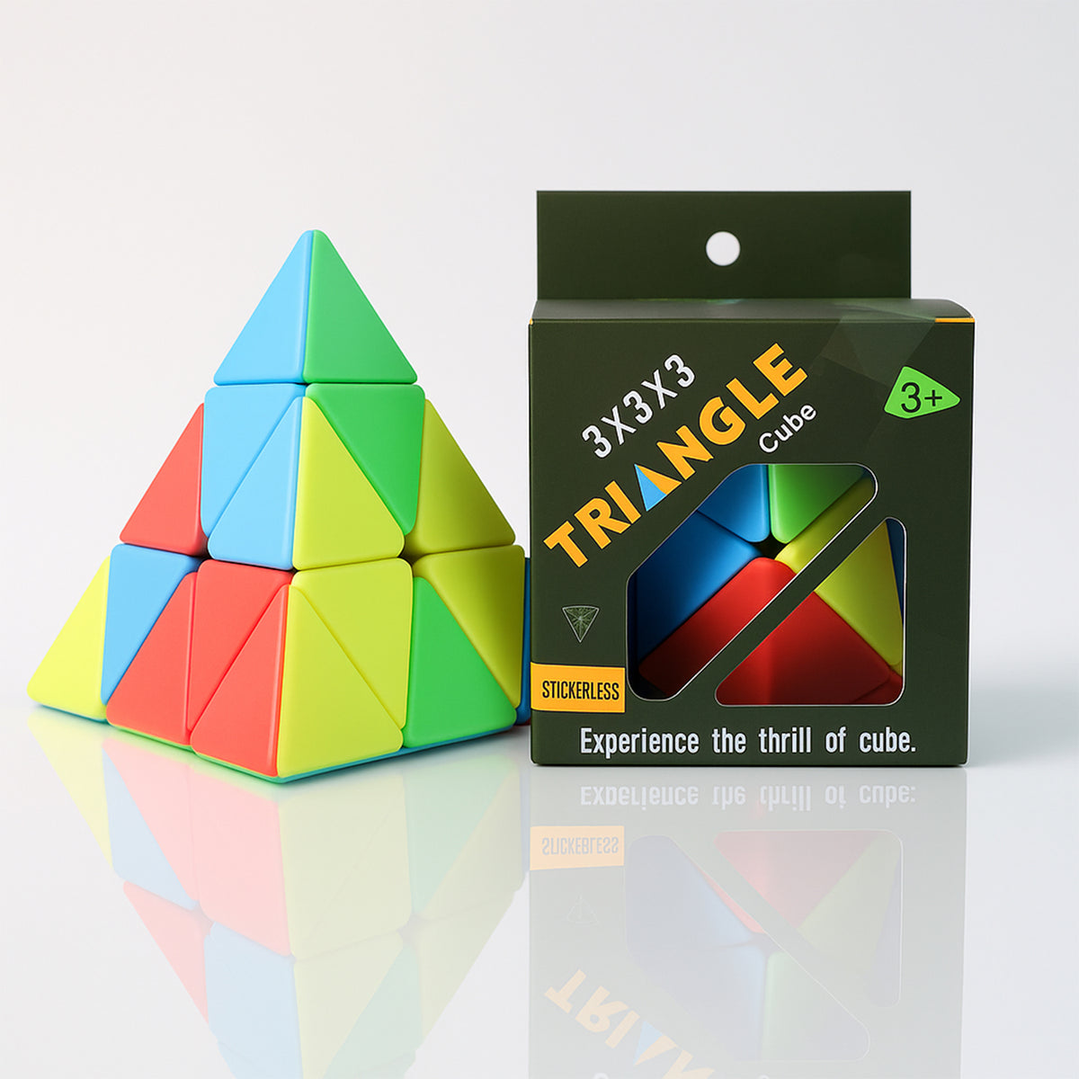 High-Speed Triangle Puzzle Cube Brain Teaser for Kids & adults (1 Pc)