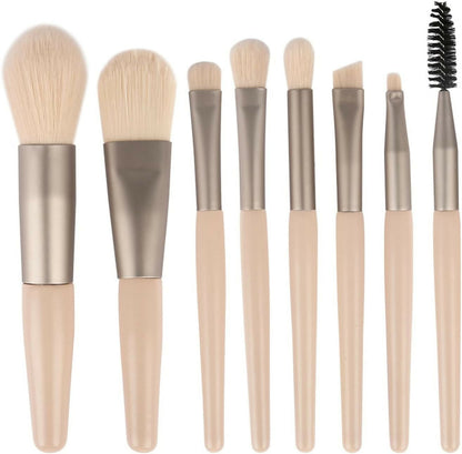 WK-Makeup Brush set 8 pcs(Beige)