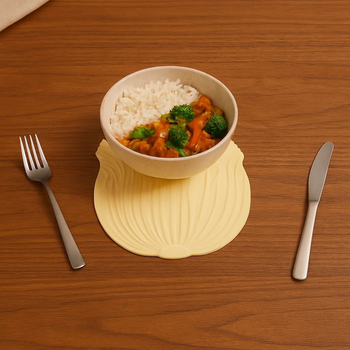 Silicone Leaf Design Coaster Set (2 Pc)