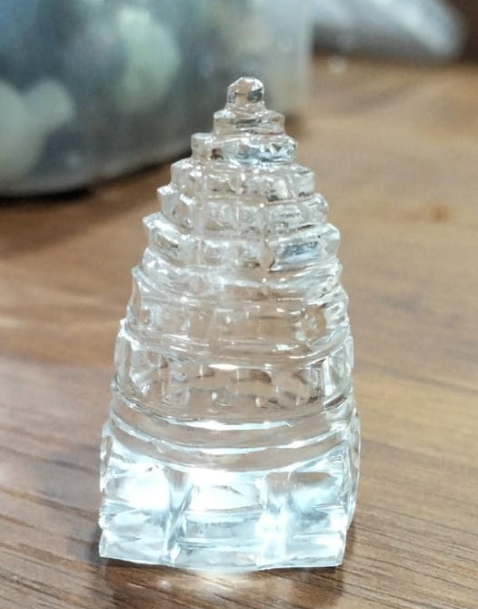 Sri Yantram Meru – 3D Shree Chakra Pyramid for Wealth, Prosperity & Positive Energy