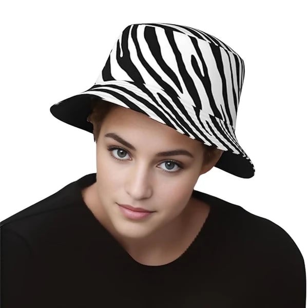 Summer_Protective_Bucket_Hats_Women_Tropical_Palm_Reversible_Bucket_Hat_Black_White_Zebra_Striped_Print_Fisherman_Hat_Casual_Outdoor_Panama_Cap_Foldable_Sunbonnet_-_Tomorrow_Fashio