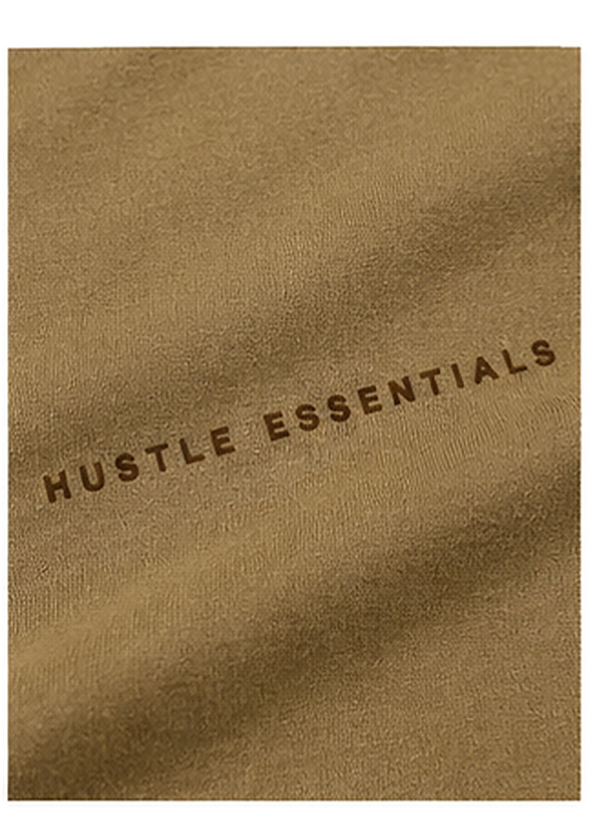 HUSTLE Men's Crew Neck Oversized T-Shirt – Khaki Olive