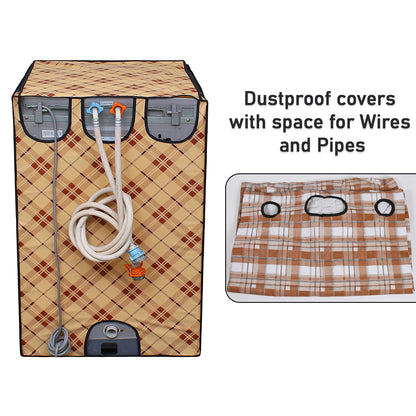 Water-resistant Washing Machine Cover For Top-load Models  Dustproof Protective Sleeve with Easy-Access Lid Flap, (1 Pc)