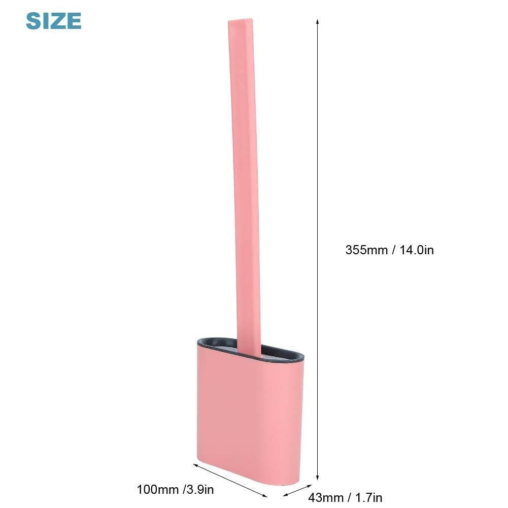 Convenient Lightweight Soft Durable Long Handle Toilet Brush - HalfPe