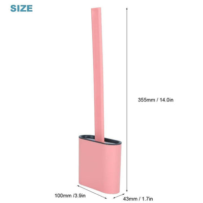 Convenient Lightweight Soft Durable Long Handle Toilet Brush - HalfPe