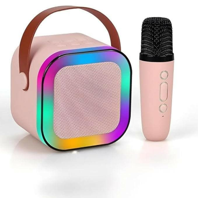 Karaoke Colorful Wireless Bluetooth 5.3 Speaker with Portable Mic - HalfPe