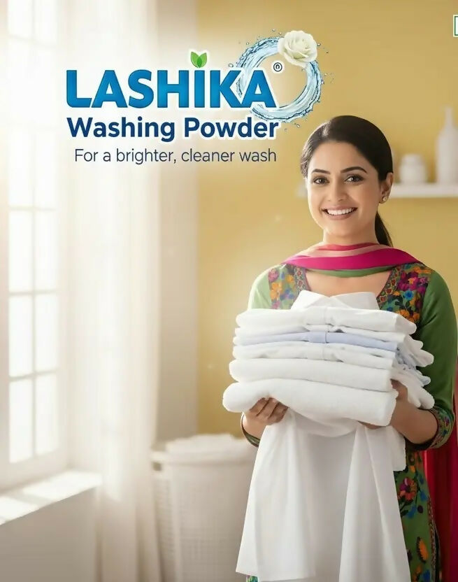 Lashika JCW Active Wash Detergent Powder – Powerful Cleaning for Machine & Bucket Wash Mahathi Enterprises
