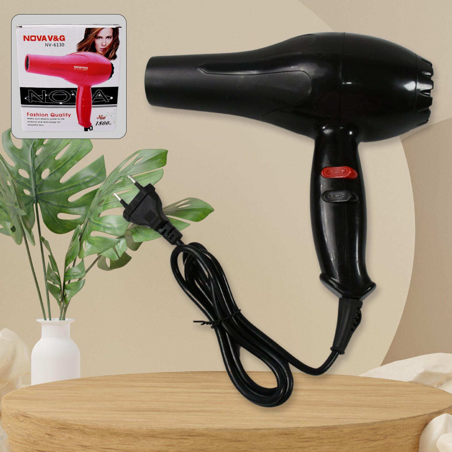 Professional Multi Purpose Hair Dryer Salon Hair Dryer 2 Speed Settingsfor Women And Men (1800 Watts)