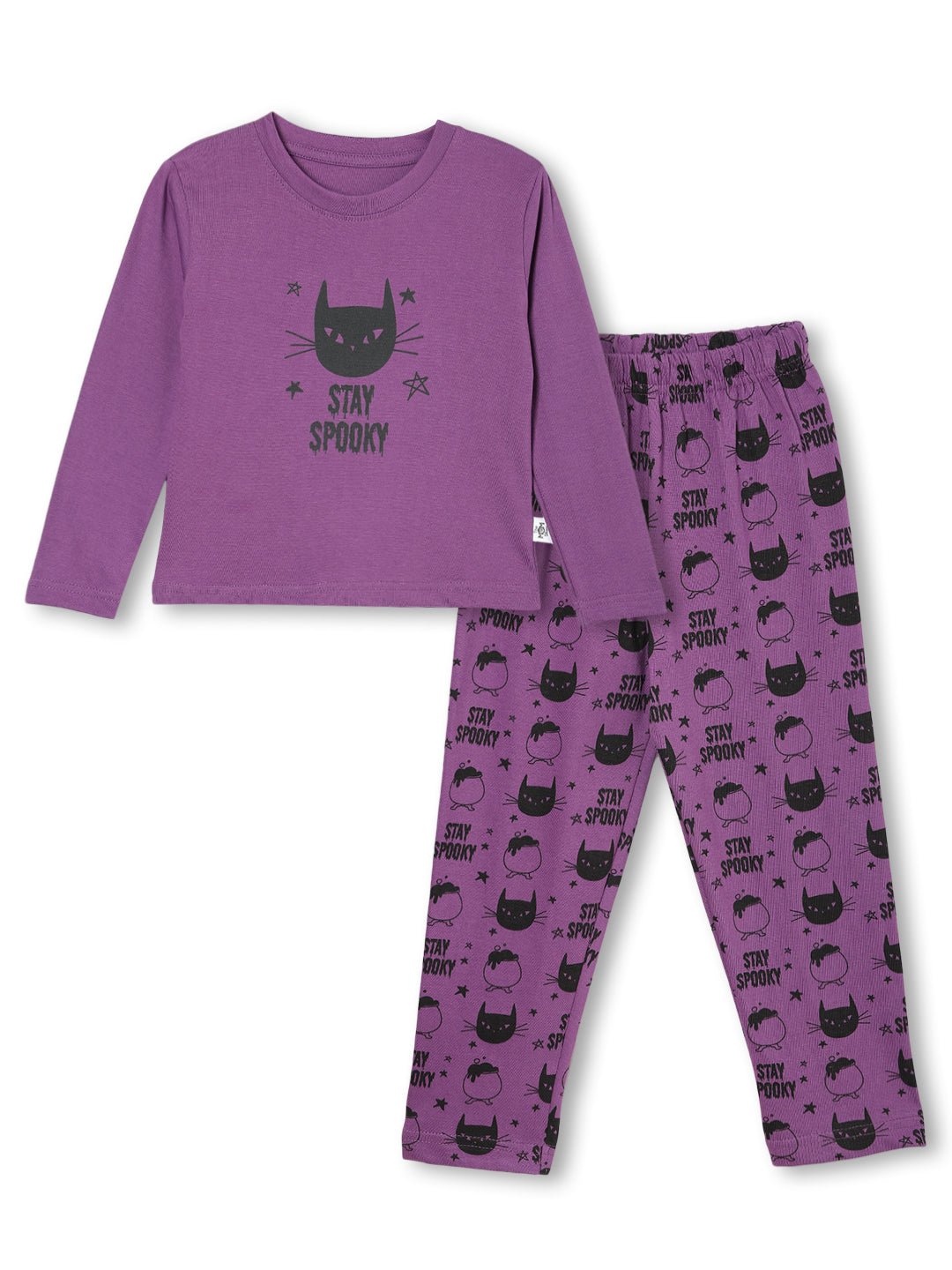 Baby and Kids Pajama Nightsuit Set - Stay Spooky - TPS - MP - STSPK - 0 - 6